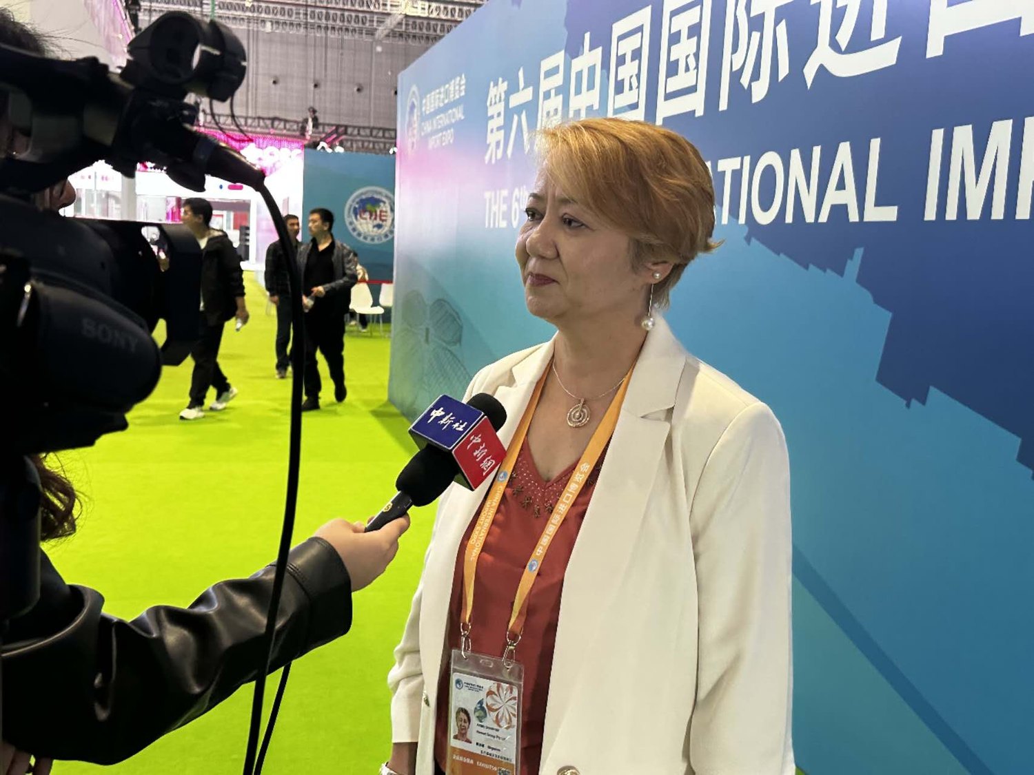 JMM media interview at event